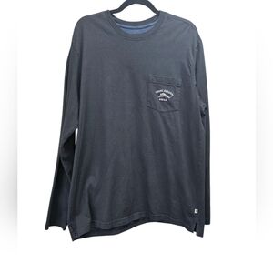 Tommy Bahama Relax Long Sleeve Pocket Tee Supima Cotton Men's Large Classic